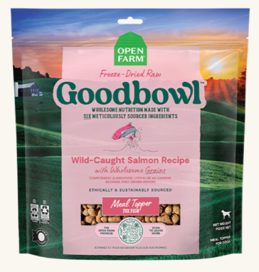 Open Farm Goodbowl Freeze Dried Salmon  8oz