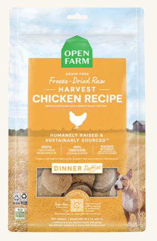 Open Farm Freeze-Dried Patties - Harvest Chicken 297g