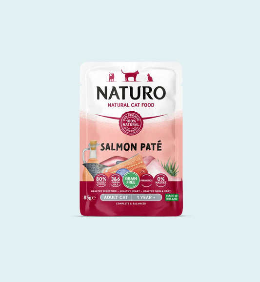 Naturo Cat Salmon Pate Pouch 85g