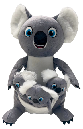 Happy Tails Plush Hide & Seek Koala