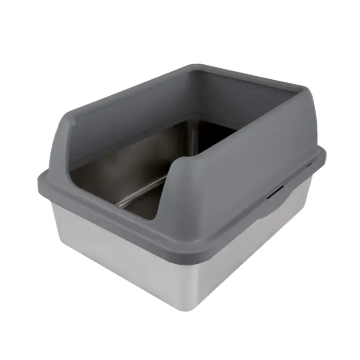Simon's Stainless Steel Cat Pan With Rim