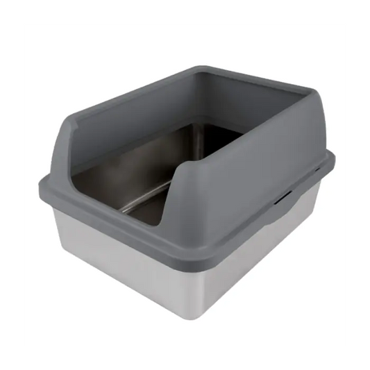 Simon's Stainless Steel Cat Pan With Rim