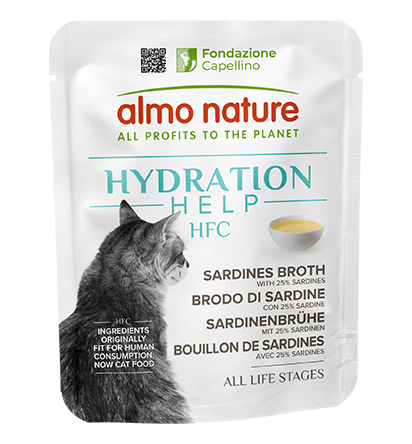 Almo Nature Hydration Help Pouches - Sardine in Broth 50g