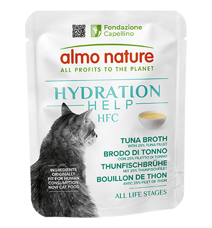 Almo Nature Hydration Help Pouches - Tuna in Broth 50g