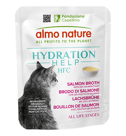 Almo Nature Hydration Help Pouches - Salmon in Broth 50g