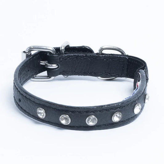 Angel Athens Cat Collar Black 12"