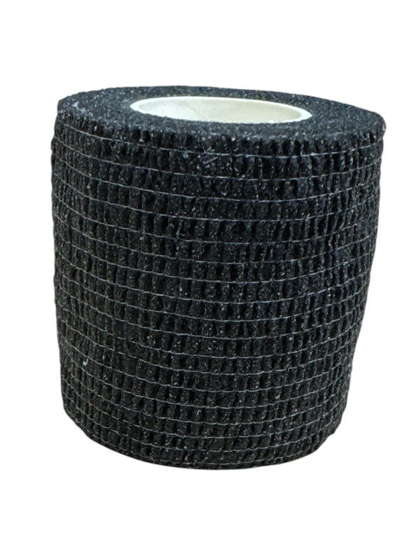 Flex Wrap Ez Tear Black 4"