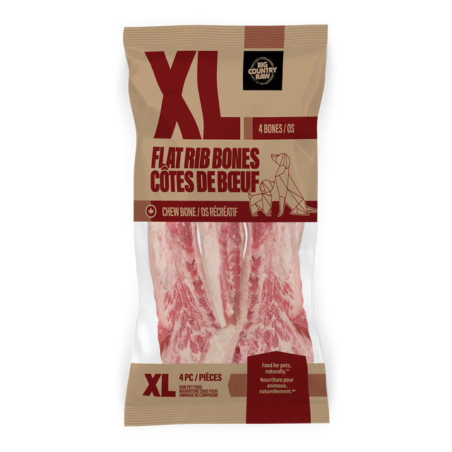 BCR Flat Rib Bone 4pk
