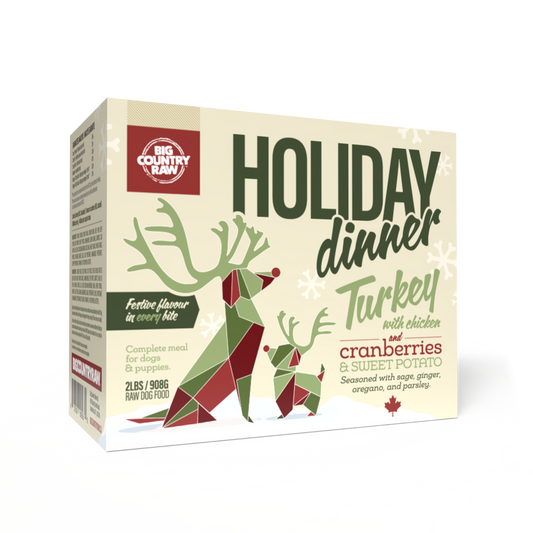 BCR HOLIDAY DINNER TURKEY & VENISON 2LB