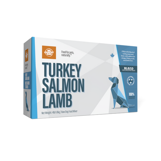 BCR Turkey Salmon Lamb Blend 4lb