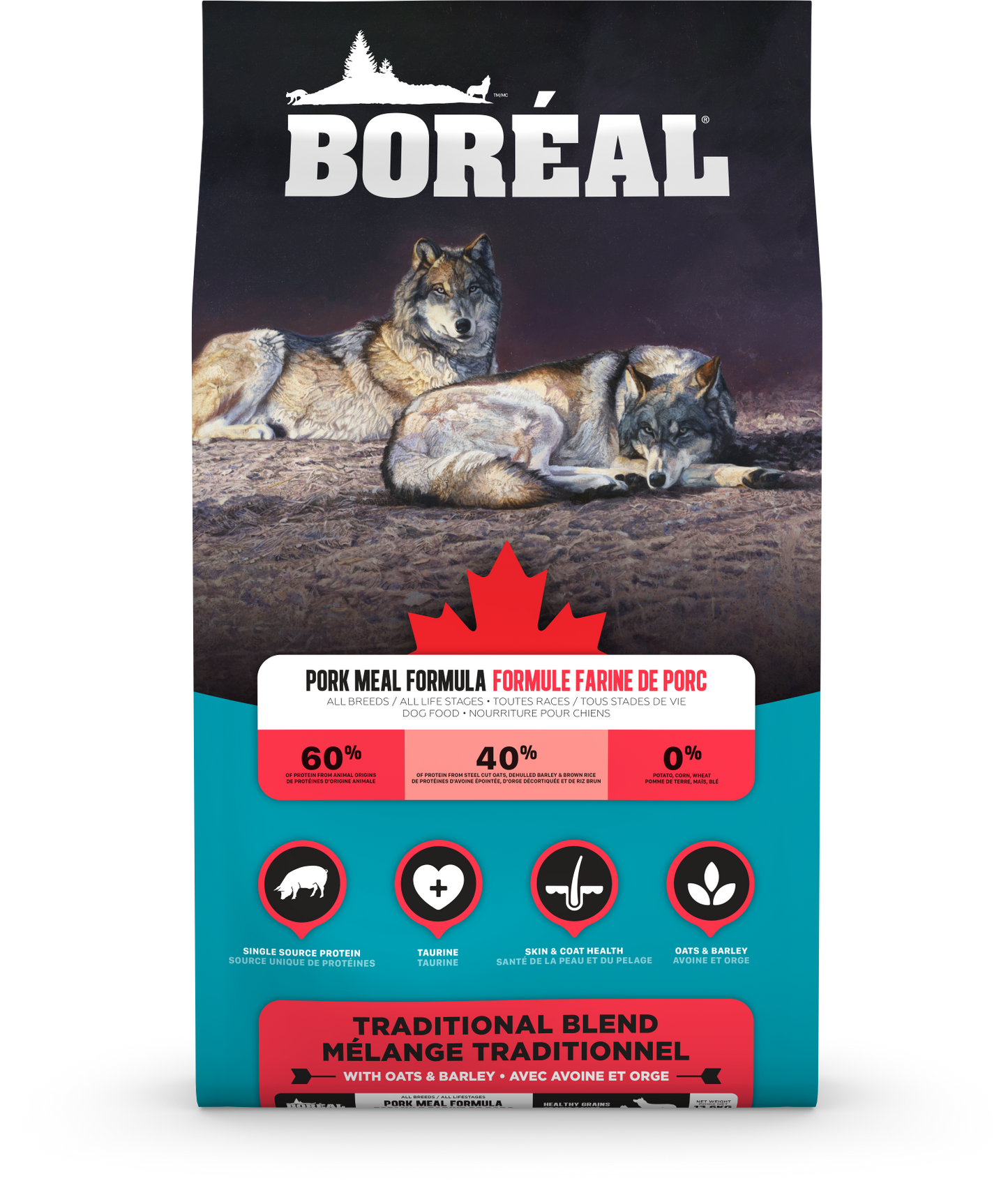 Boreal Traditional Blend Pork 13.6kg (special order)