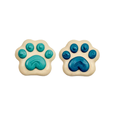 Bosco & Roxy's Paw Prints In The Snow