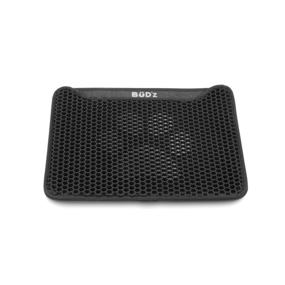 Bud'Z Cat Litter Mat Black
