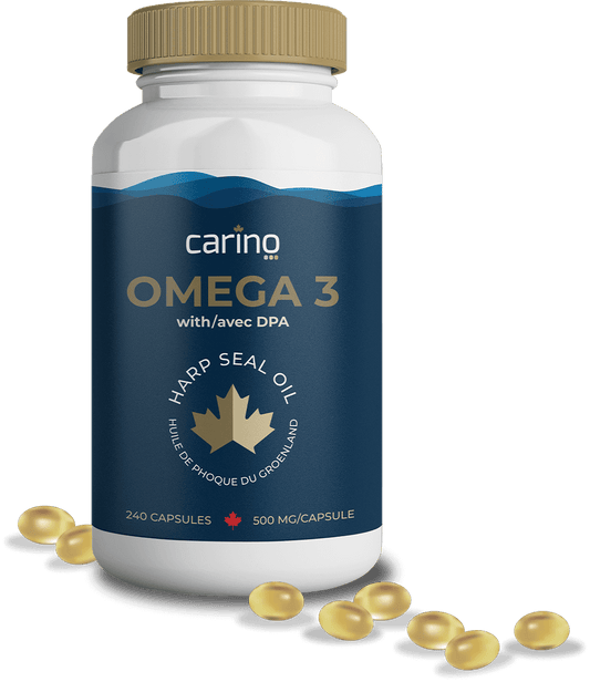 Carino Omega-3 Seal Oil Capsules 500mg