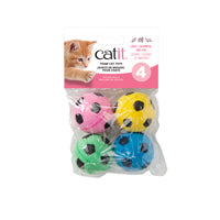 Catit Cat Toy - Foam Soccer Balls 4pk
