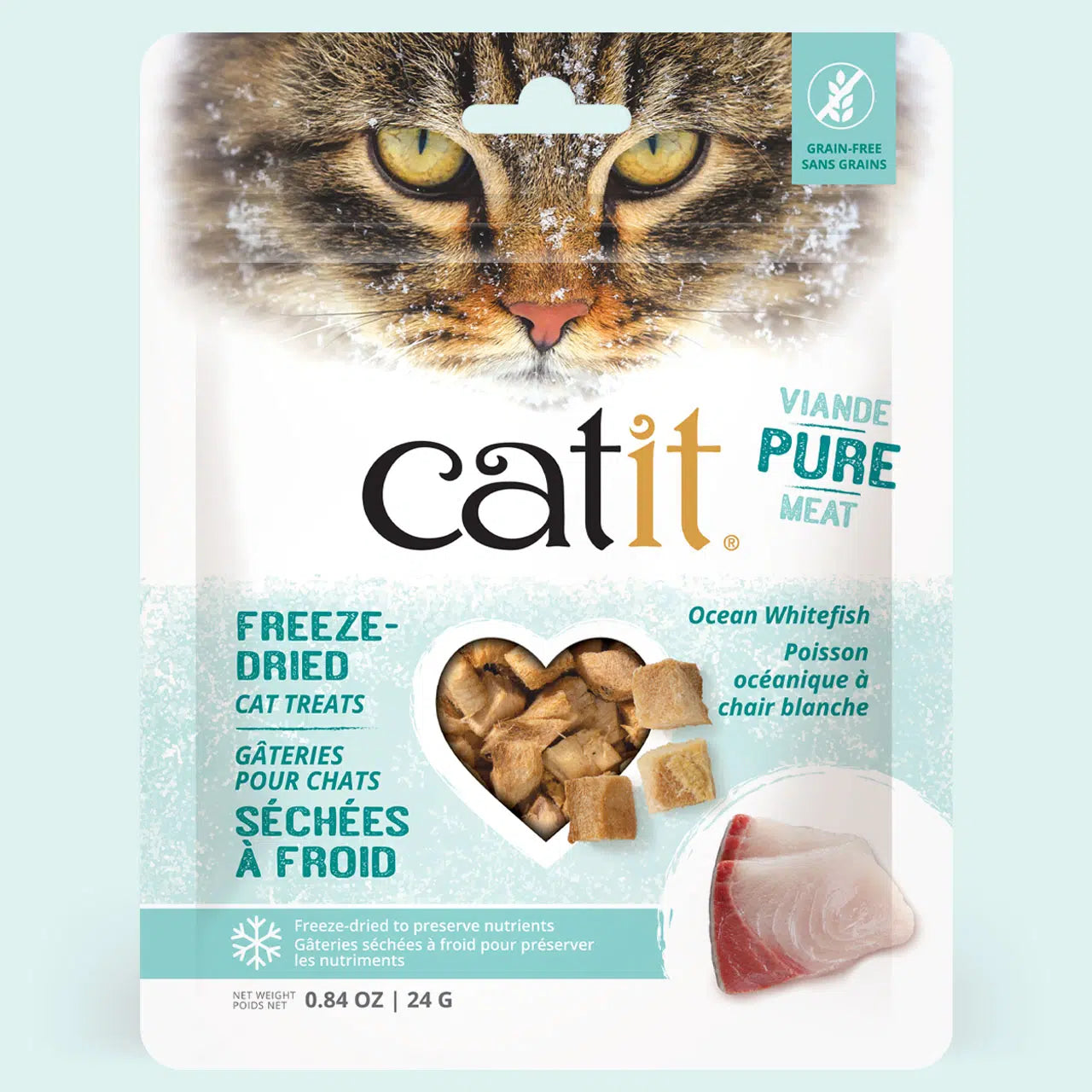 Catit Freeze Dried Cat Treat Ocean Whitefish 28.4g