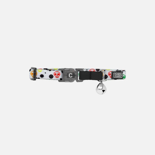 Cloe Cluzo Adjustable Cat Collar - Skull