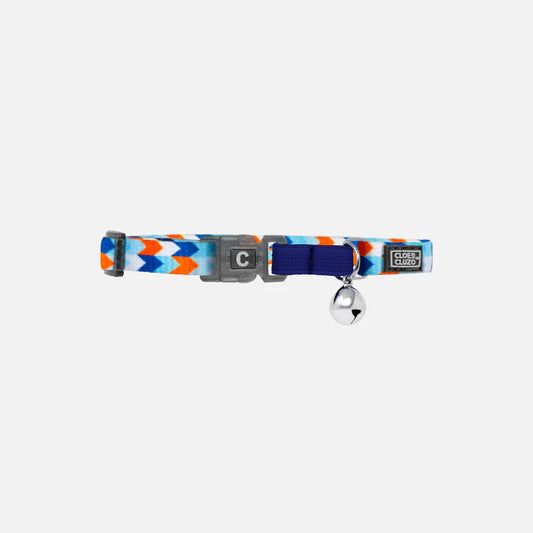 Cloe Cluzo Adjustable Cat Collar - Chevron