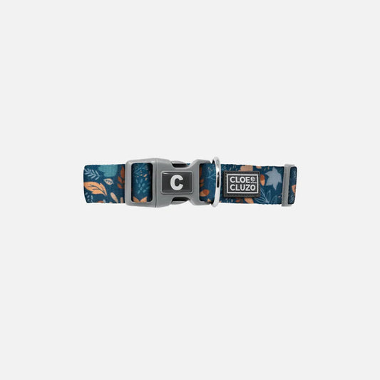 Cloe Cluzo Dog Collar Leaves Medium