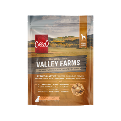 CoevO Freeze Dried Treats Valley Farms 100g