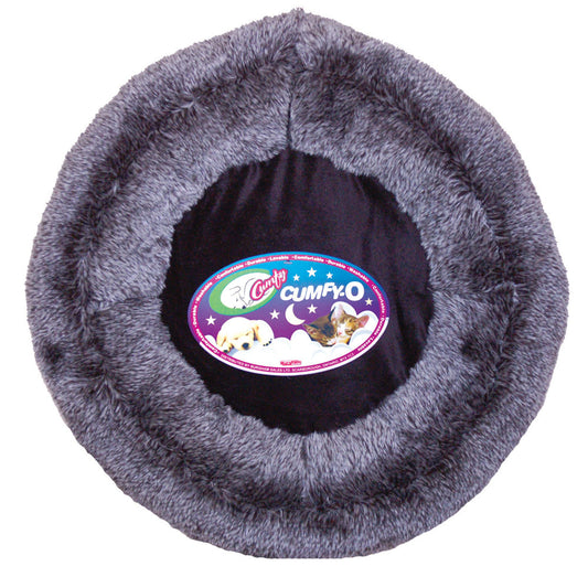 Cumfy-O Ultra Soft Pet Bed 17" Charcoal