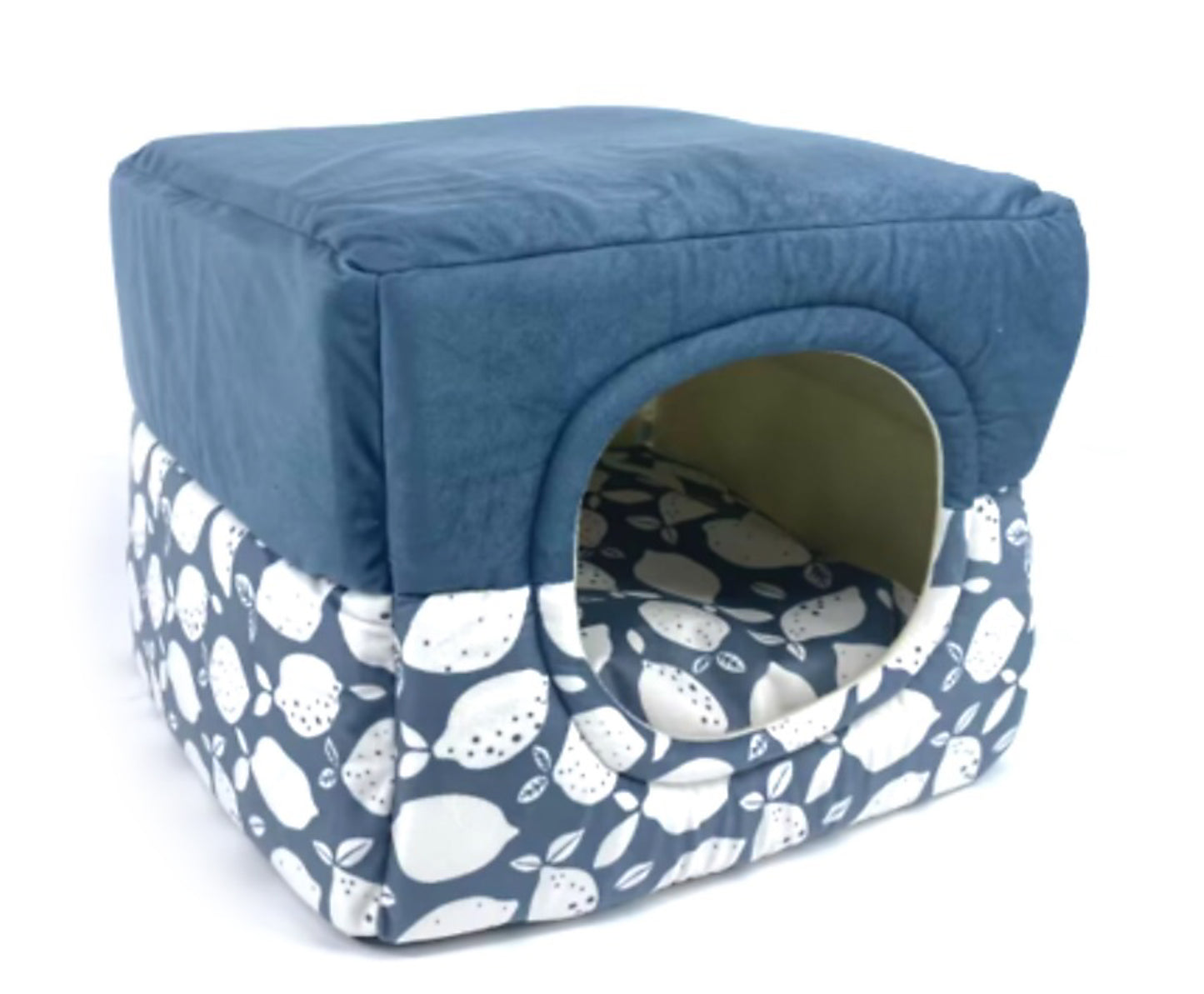 Cumfy Two-Way Bed 13" x 13" x 11" - Lemon Blue