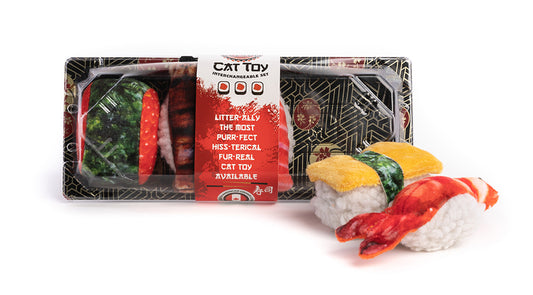 Fabcat Sushi Toy - 5 Piece Platter
