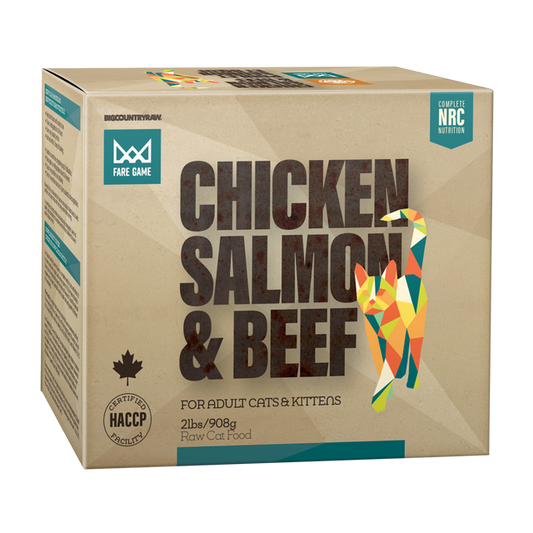 BCR Fare Game Chicken & Salmon with Beef 2lb