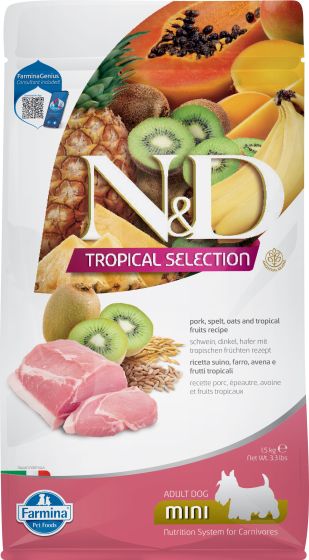 Farmina N&D Tropical Mini - Pork & Fruits 5kg