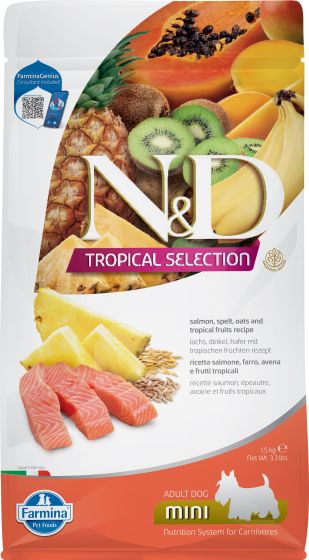 Farmina N&D Tropical Mini - Salmon & Fruits 3lb