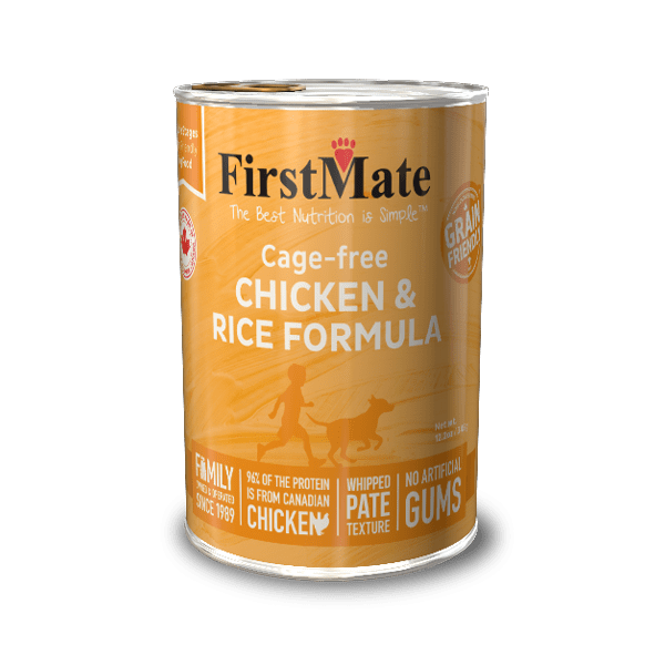FirstMate Grain Free LID Chicken Dog Can 12.2oz