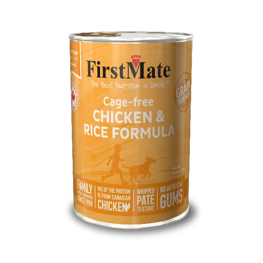 FirstMate Grain Free LID Chicken Dog Can 12.2oz