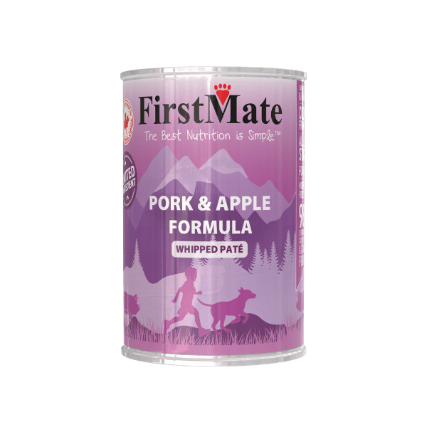 FirstMate Grain Free LID Pork & Apple Dog Can 12.2oz