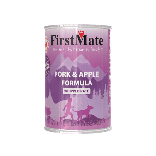 FirstMate Grain Free LID Pork & Apple Dog Can 12.2oz