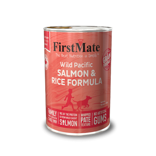 FirstMate Grain Free LID Salmon Dog Can 12.2oz