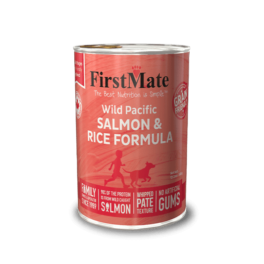 FirstMate Grain Free LID Salmon Dog Can 12.2oz