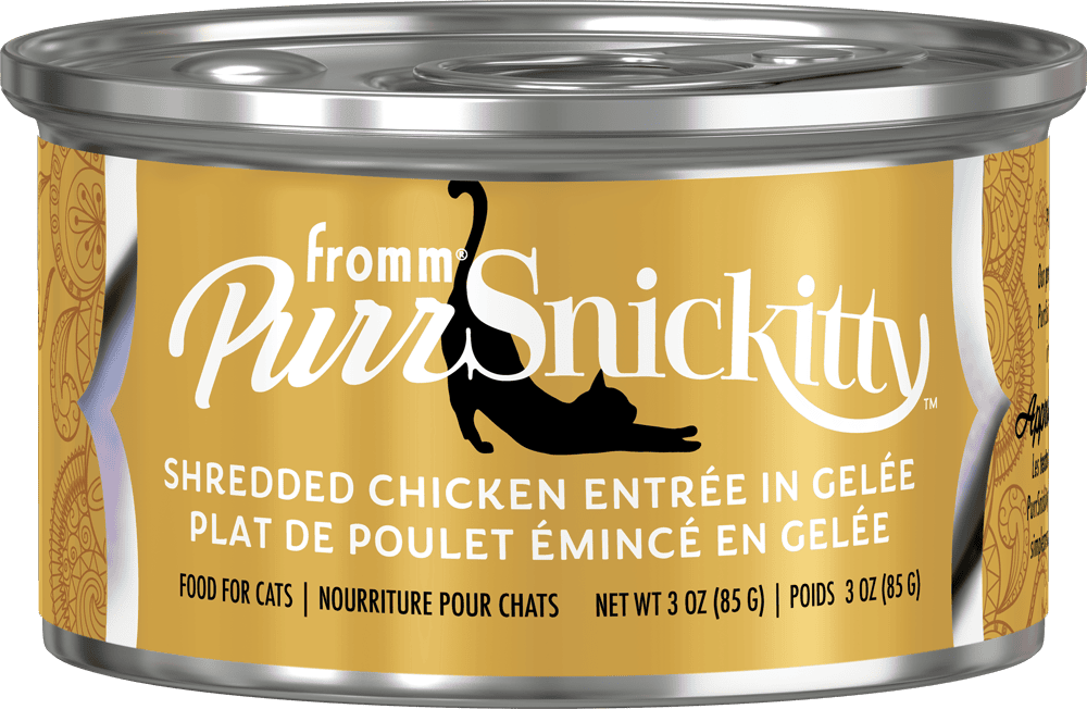 Fromm PurrSnickitty Cat Can - Shredded Chicken in Gelee 3oz