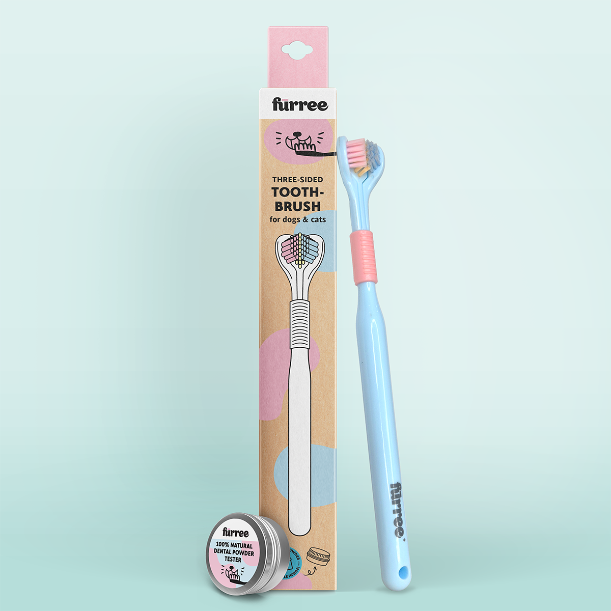 Furree 3 Sided Toothbrush