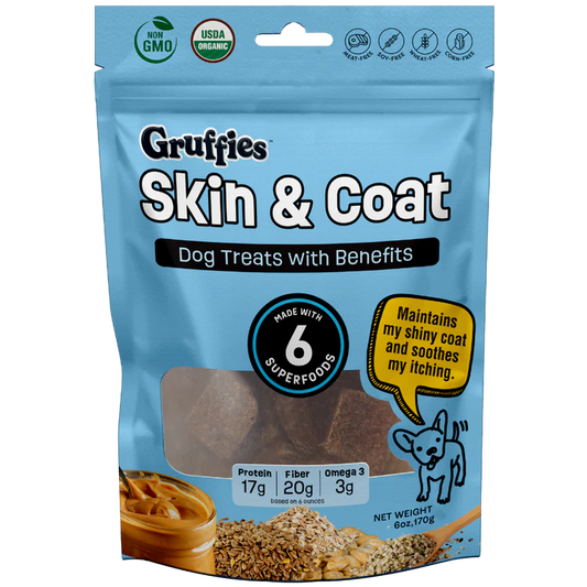 Gruffies Skin & Coat Dog Treat 170g