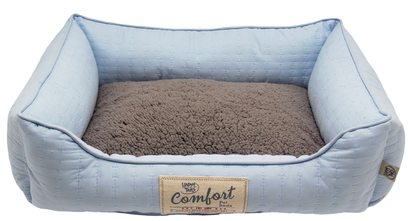 Country Quilted Cuddler Bed Baby Blue