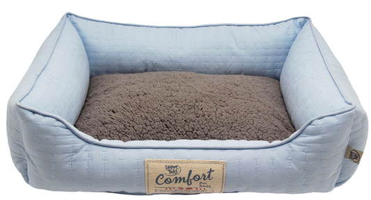 Country Quilted Cuddler Bed Baby Blue