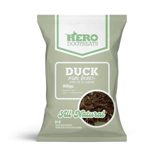 Hero Dog Treats - Dehydrated Duck Mini Bones