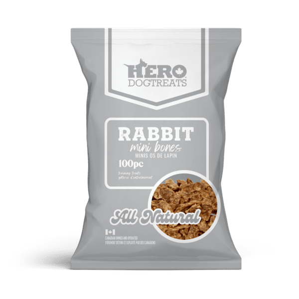 Hero Dog Treats - Dehydrated Rabbit Mini Bones