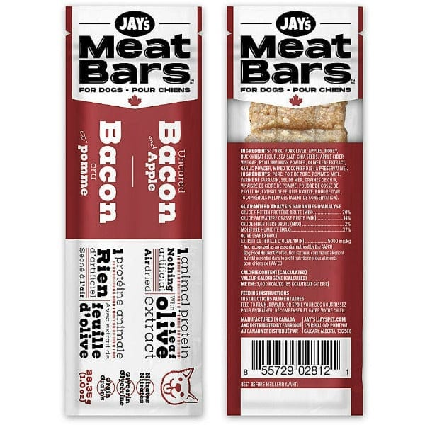 Jays Meatbars Bacon & Apple 28g