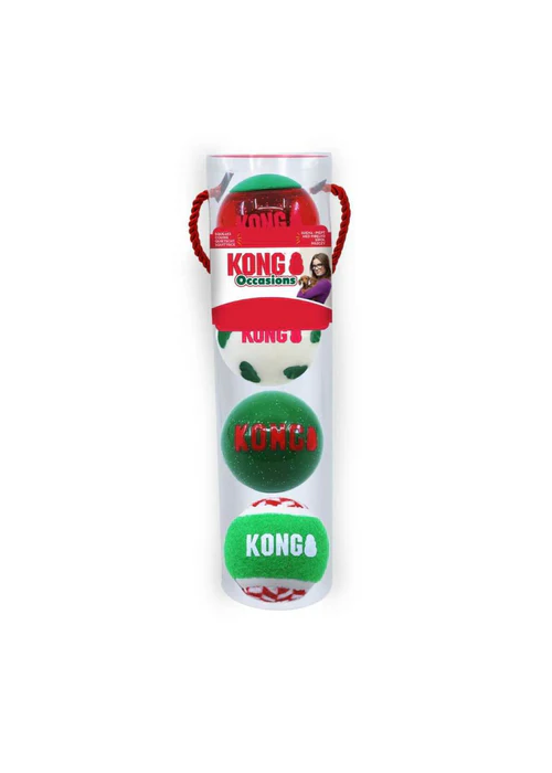 Kong Holiday Balls 4 Pack