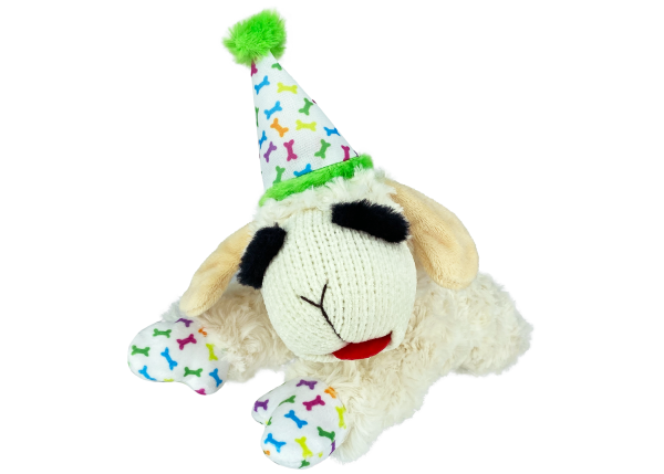 Lamb Chop 10.5" With Birthday Hat