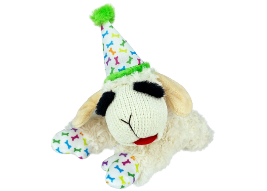 Lamb Chop 10.5" With Birthday Hat
