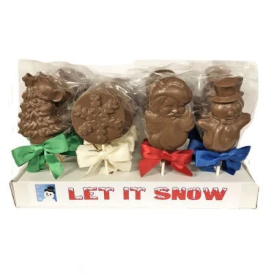 Let it Snow Chocolate Pops