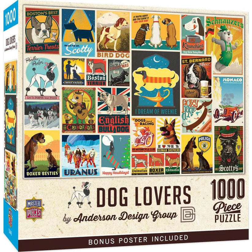 Puzzle - Dog Lovers 1000 Pieces