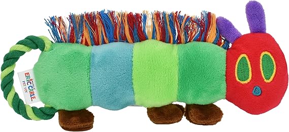 The Very Hungry Caterpiller Dog Toys - 9" Rope Tug